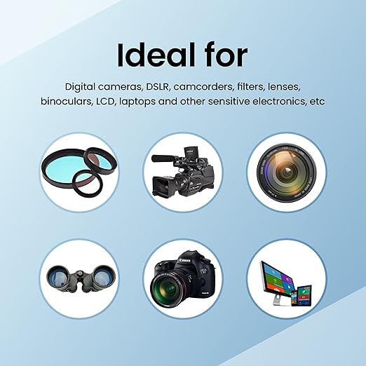 Digitek 7-in-1 Professional Cleaning Travel Kit DCK-003 ideal for Cleaning Lenses, Cameras, Filters, Displays
