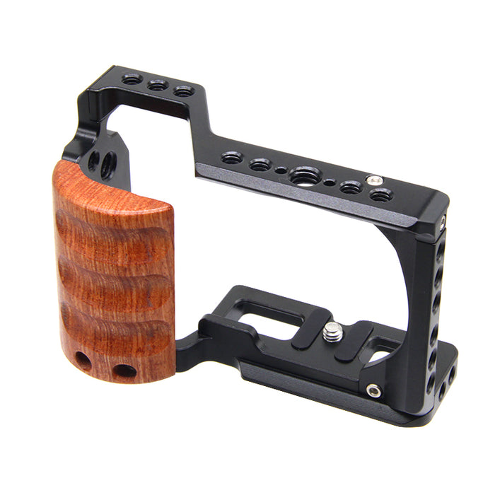 Digitek Cam Cage for Sony ZVE-10 Camera Aluminum Form-Fitted Cage with Quick Tripod Mounting