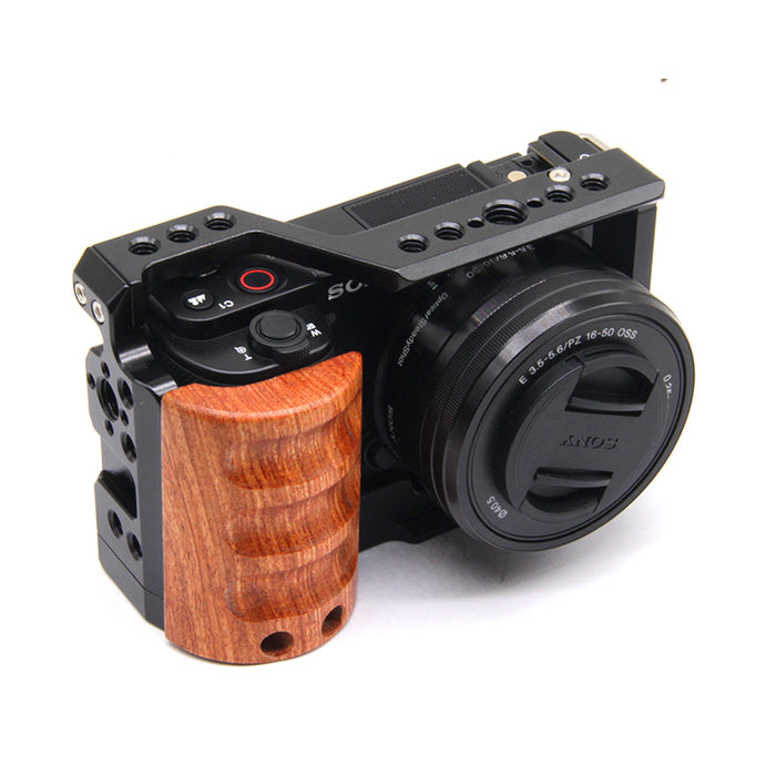 Digitek Cam Cage for Sony ZVE-10 Camera Aluminum Form-Fitted Cage with Quick Tripod Mounting