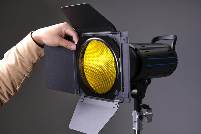 Digitek (DBR 055) Bowens Reflector with Barndoor Combo Universally Compatible with All Flash Speedlites