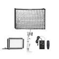 Digitek (DFFL 6090) 200W Bi-Color Flexible Fabric LED Video Light with Remote & App Control, 1536 LEDs, 2700K–6500K±200K, 0–100% Dimming, 120° Beam Angle, 18000LM, Includes X Bracket, Diffuser, Honeycomb Grid & Accessories, for Photo & Videography