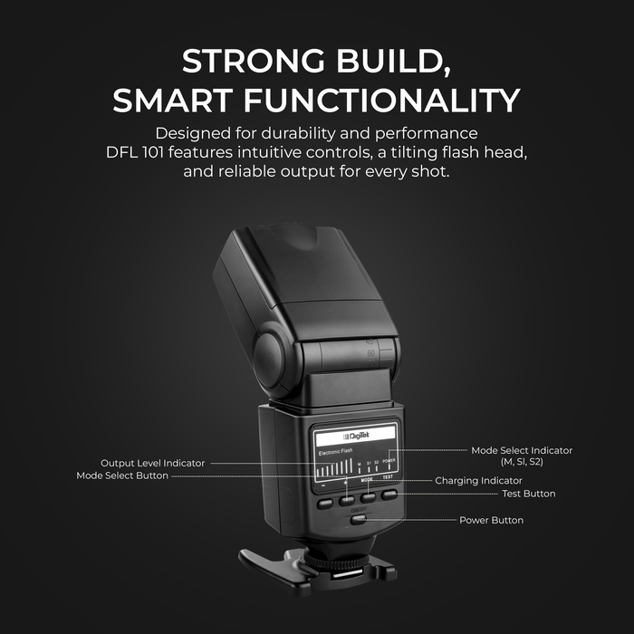 Digitek (DFL 101) Electronic Flash Speedlite