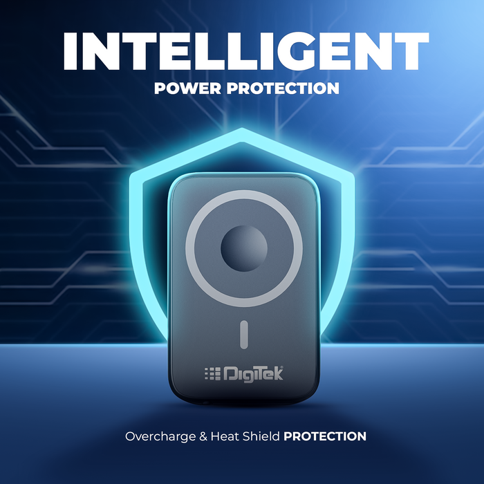 Digitek (DPB 10000 MS) 3-in-1 Super Fast MagSafe Power Bank for iPhone, AirPods & iWatch