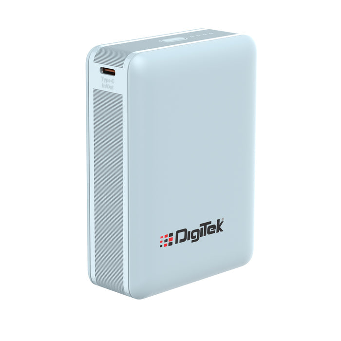 Digitek (DPB 20000 PD QC) High Capacity Superfast Power Bank with 22.5 Watt PD / QC charging with Type C Port (20000 mAh) with Blue