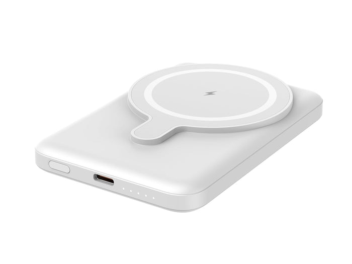 Digitek (DPB 5000 MS)  Superfast 15W Wireless Power Bank with 20 Watt PD charging with Type C Port With White Color
