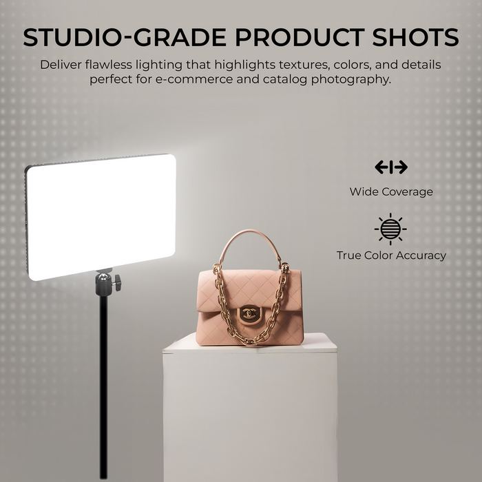 Digitek (DPL 011) Ultra Slim 40W Bi-Color LED Panel Light, 2700K-6500K Adjustable, 240 LEDs, Dimmable 0-100%, AC Powered with Remote Control, Ideal for Photo & Videography