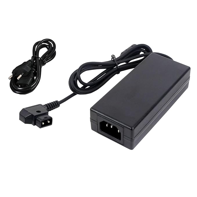 Digitek (DPUC 015) Universal Charging Adapter for V Mount Batteries – 3A Fast Charging, Wide Voltage Input (AC 100-240V), High Output (DC 16.8V) - Black Color