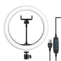 Digitek (DRL-14) Professional 31cm (14") inch LED Ring Light | Dimmable Lighting | for YouTube | Photo-Shoot | Video Shoot | Live Stream | Makeup & Vlogging | Compatible with iPhone/Android, Black - Digitek