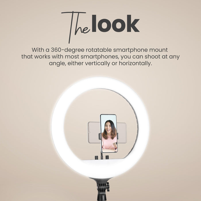 Digitek (DRL-18RT) Profesional (46cm) LED Ring Light with Remote Control, Runs on AC Power with No Shadow apertures, Ideal use for Makeup Artist, Video Shoot, Fashion Photography & Many More - Digitek