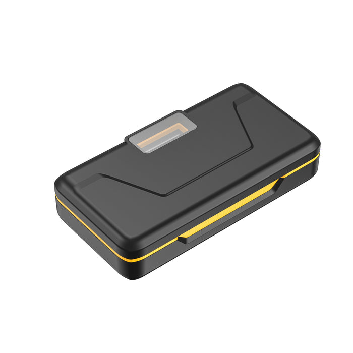 Digitek (DUC 022 LP E17) Dual Battery Charger for LP-E17 Batteries & SD Card Holder with Power Bank Function, USB-A Output, LCD Display, Protective Case & Intuitive Operation