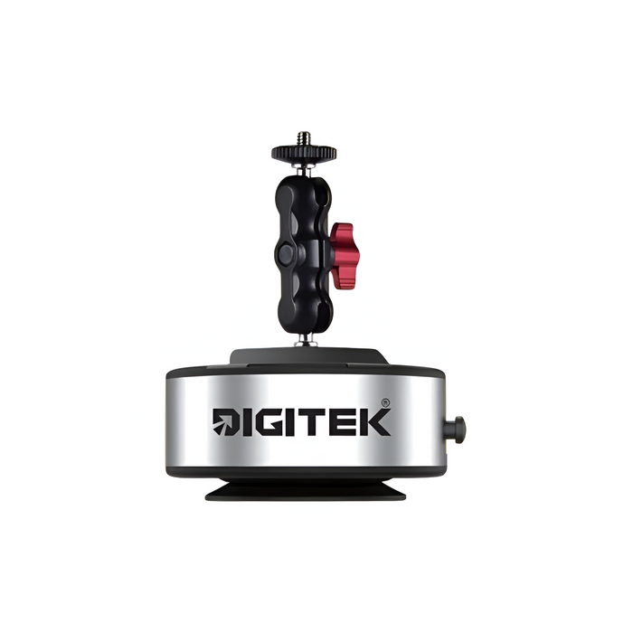 Digitek (DVM-001 Vacuum Magnetic Mobile Phone Stand | Strong Magnetic Attachment & Intelligent Vacuum Suction | Compact & Lightweight Hands-Free Holder for Desks & Smooth Surfaces