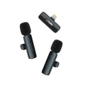 Digitek (DWM 009 PRO) 2.4G 1 Receiver with Lightning Connector & Dual Respondent 2 Microphone, for iPhone X/11/12/13/14 Series