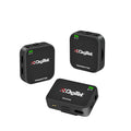 Digitek (DWM 101 Mini) 2-in-1 Wireless Microphone, 2.4G Mic for iOS/Android, DSLR, PC/Laptop, 80m Range, TF Card Recording, 4.5hr Battery,  Real-Time Monitoring, Ideal for Vlogging, Streaming, Meetings