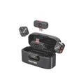 Digitek DWM-125 2-in-1 Wireless Microphone with Charging Case for iPhone 15 Series & USB-C Android Devices, Dual Transmitters, 2.4GHz Wireless, Noise Reduction, 30m Range, 6H Battery Life, Plug & Play