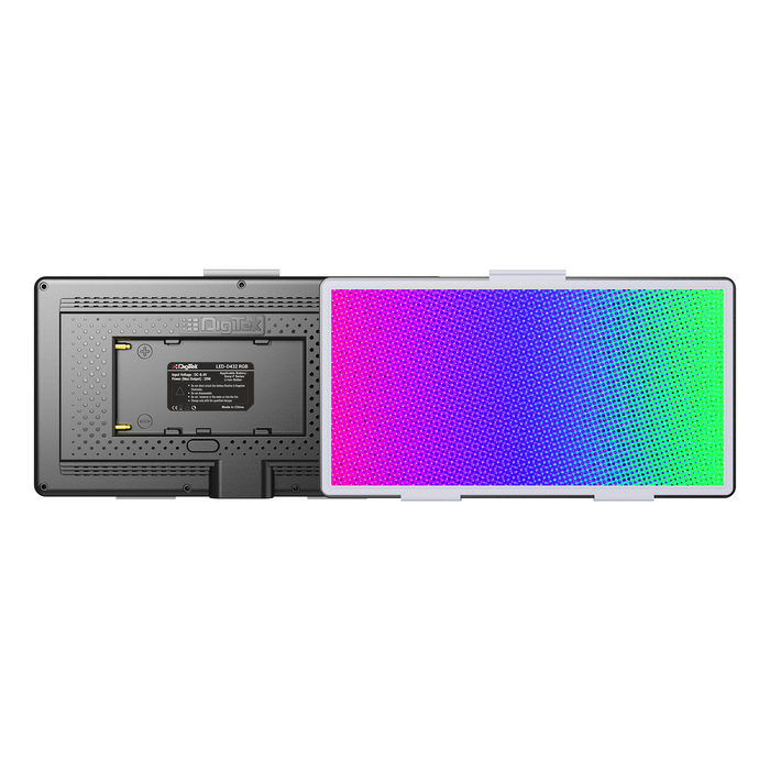 Digitek (LED D432 RGB) Portable RGB LED Video Light LED-D432 RGB (Battery Not Included)