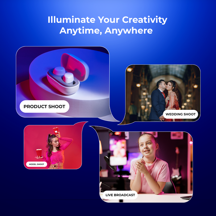 Digitek (LED D432 RGB) Portable RGB LED Video Light LED-D432 RGB (Battery Not Included)