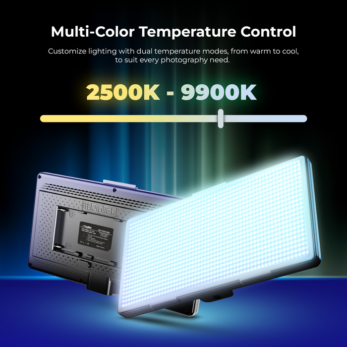 Digitek (LED D432 RGB) Portable RGB LED Video Light LED-D432 RGB (Battery Not Included)
