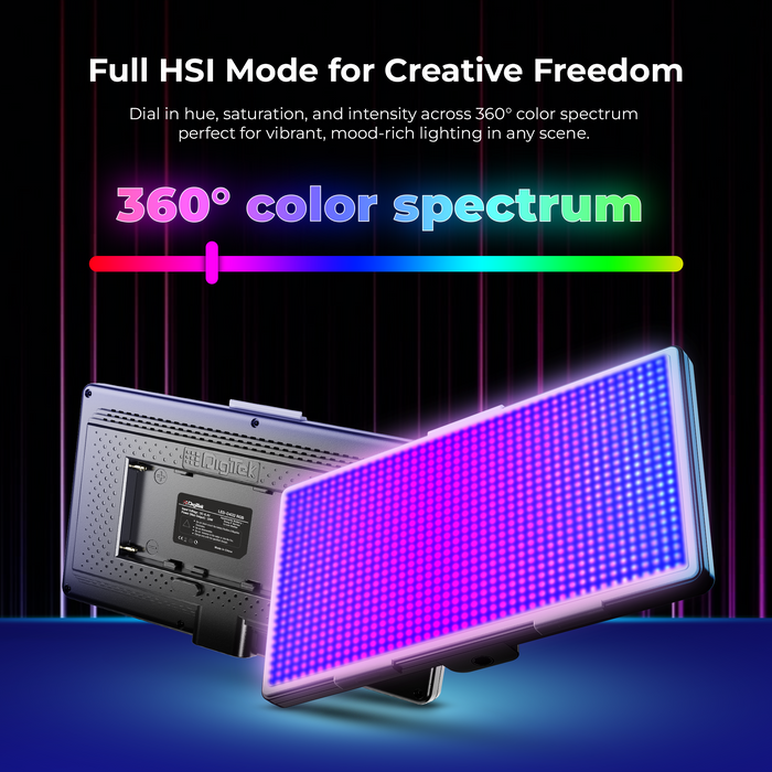 Digitek (LED D432 RGB) Portable RGB LED Video Light LED-D432 RGB (Battery Not Included)