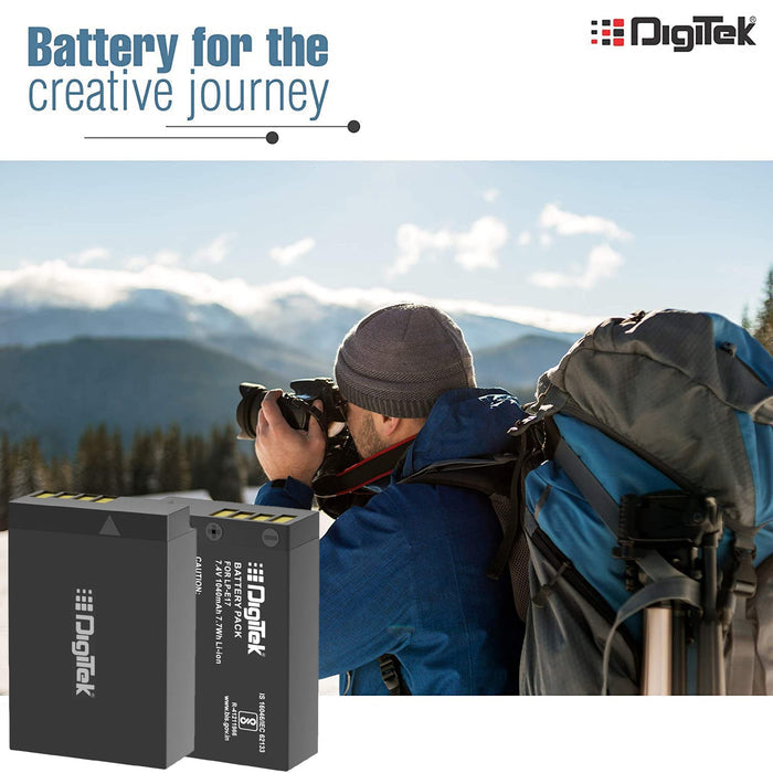 Digitek (LP-E17) Lithium-ion Rechargeable Battery Pack for DSLR Camera, Compatibility - EOS 750D, EOS 760D, EOS 800D, EOS 77D & More - Digitek