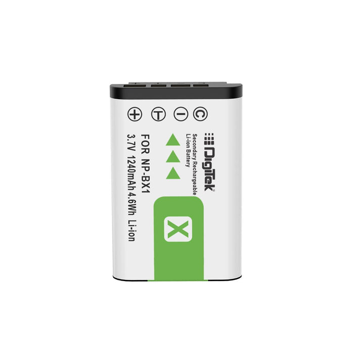 Digitek (NP-BX1) Rechargeable Camera Battery and fits for Sony DSLR Camera for Sony DSC-RX100 - Digitek
