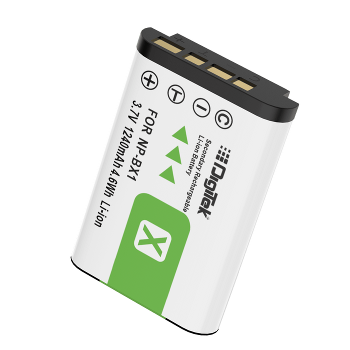 Digitek (NP-BX1) Rechargeable Camera Battery and fits for Sony DSLR Camera for Sony DSC-RX100 - Digitek