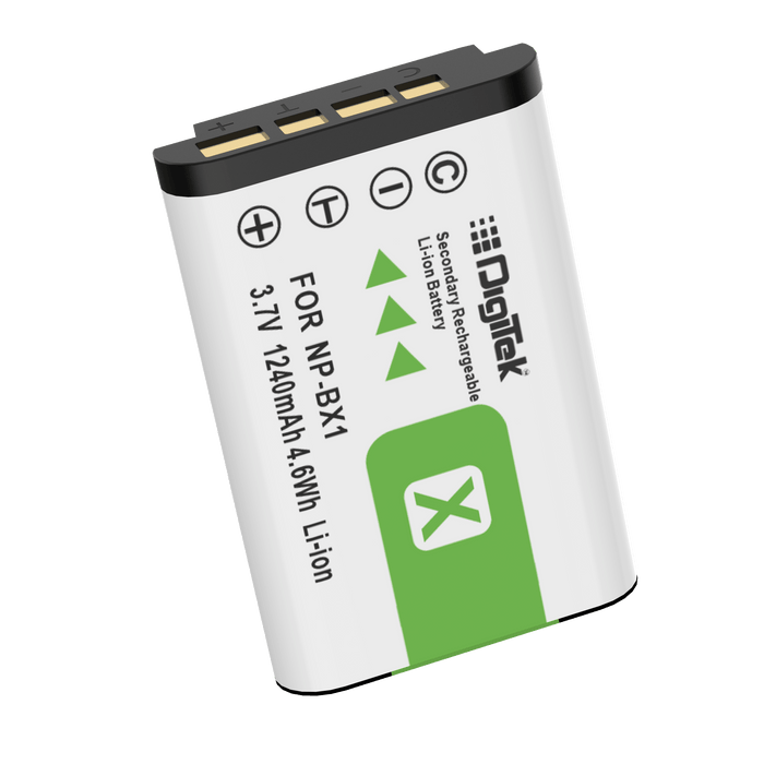 Digitek (NP-BX1) Rechargeable Camera Battery and fits for Sony DSLR Camera for Sony DSC-RX100 - Digitek