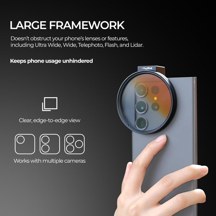 Digitek Threaded Lens Filter Clip DLFC 67