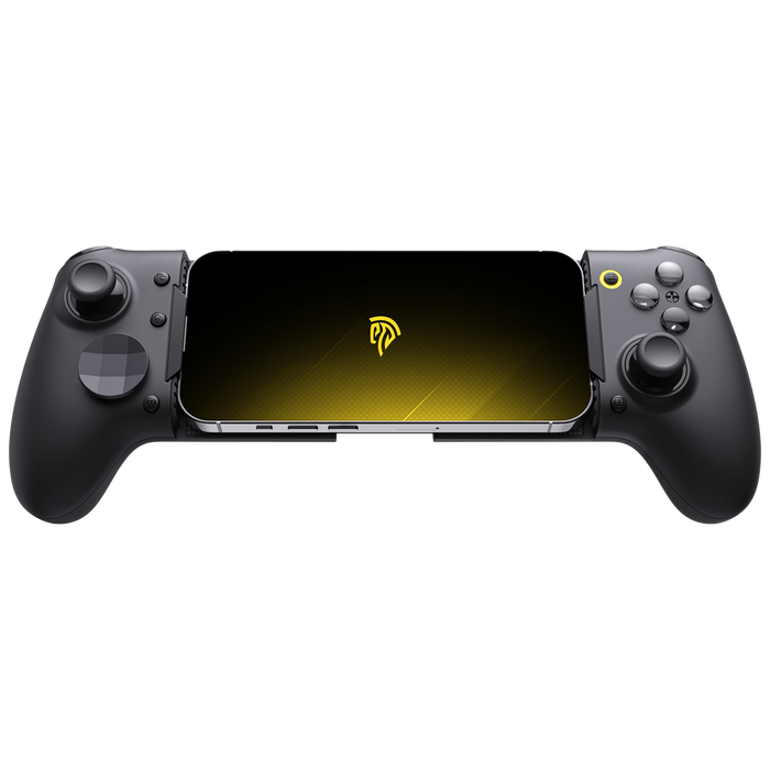 EasySMX M20 mobile gaming controller with phone mount, dual thumbsticks and ABXY buttons