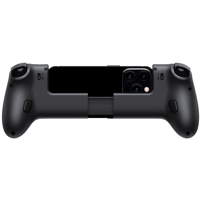 Black EasySMX M20 mobile gaming controller with phone clip and M1/M2 back buttons