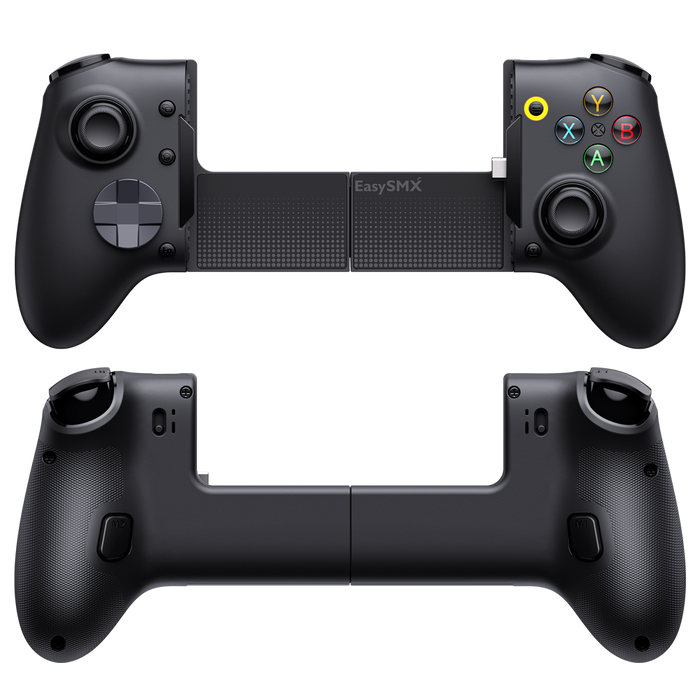 EasySMX M20 mobile gaming controller with rotating ABXY layout, Hall sticks and M1/M2 back buttons