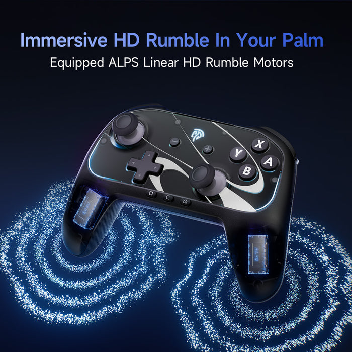 EasySMX® S10 Gaming Controller for Switch 2: Wake up, TMR Sticks, HD Rumble