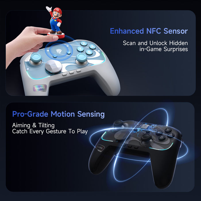 EasySMX® S10 Gaming Controller for Switch 2: Wake up, TMR Sticks, HD Rumble