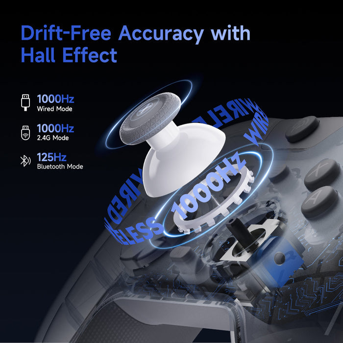 EasySMX® X05 Pro Multiplatform Wireless Gaming Controller with Quiet Button