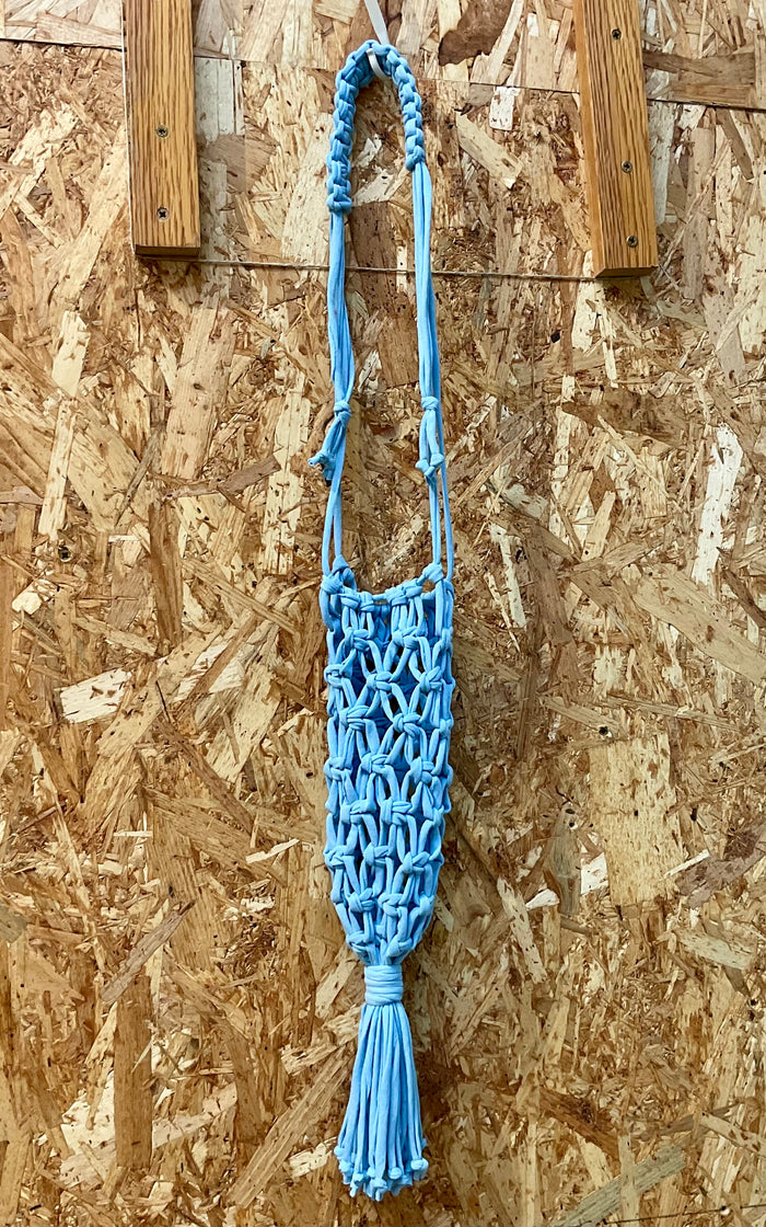 Eco Store - T-shirt Yarn Macrame Bottle Holder