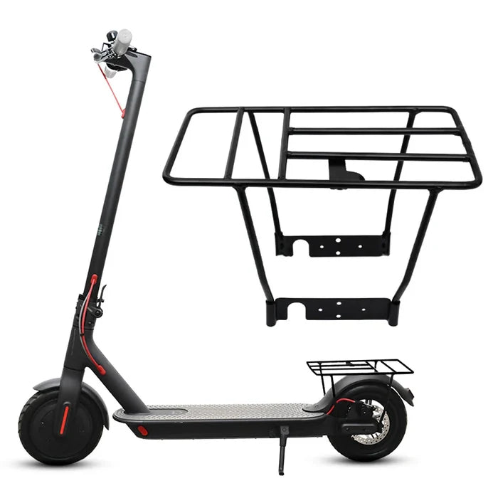 HBC Electric Scooter rear luggage rack by Habicare, sturdy metal rack attached to scooter rear for carrying items.
