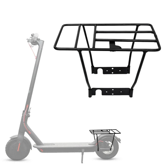 HBC Habicare electric scooter rear luggage rack mounted on electric scooter for secure storage.