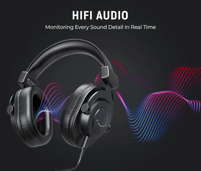 FIFINE Podcast Microphone Kit with black microphone, adjustable arm, and accessories for professional audio recording.