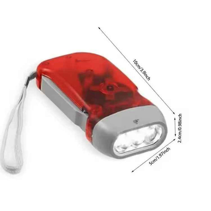 Emergency hand crank torch by 9eight5, compact tools and models with manual crank for reliable power during emergencies.