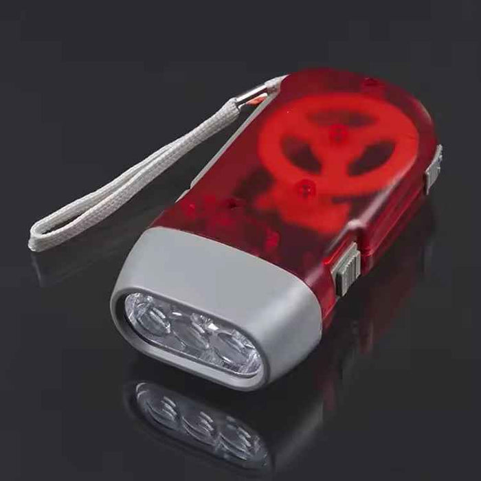 Emergency hand crank torch from 9eight5, compact tools and models with manual crank for reliable lighting in emergencies.