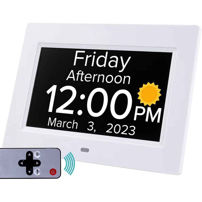 Eldertech large display digital alarm clock with clear numbers, suitable for seniors to easily read and set alarms.