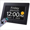 Eldertech large display digital alarm clock with clear screen, designed for seniors to easily see time and set alarms