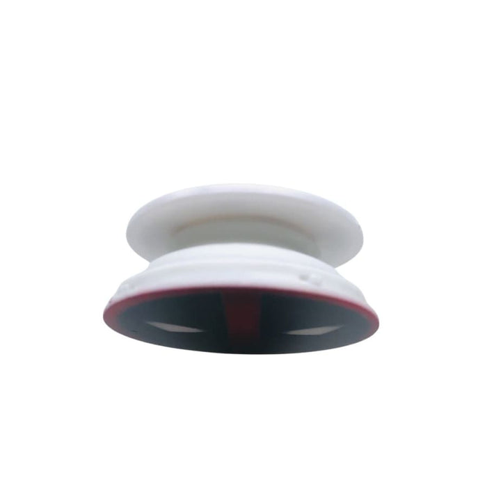 Expanding Deadpool finger grip for phones and tablets, 9eight5 brand, showing the adjustable silicone grip in a retracted position.