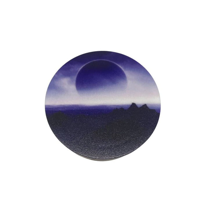 9eight5 expanding finger grip phone case featuring Midnight Moonscape design with a flexible, expanding grip for secure handling.