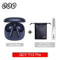 QCY T13 Pro wireless in-ear headphones with sleek design and in-ear fit, offering premium sound quality.