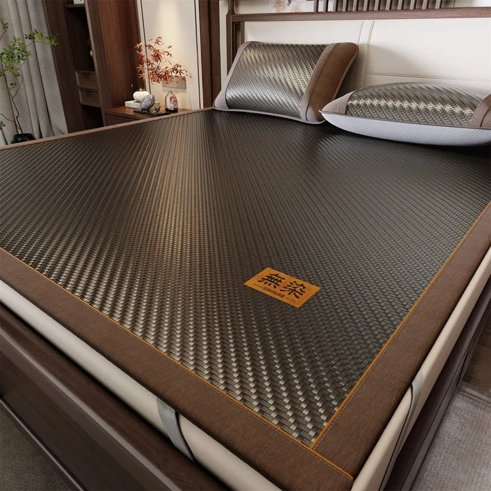 Cooling mattress pad from ShopHub NZ, featuring a plush, breathable surface designed for hot summer nights and enhanced comfort.