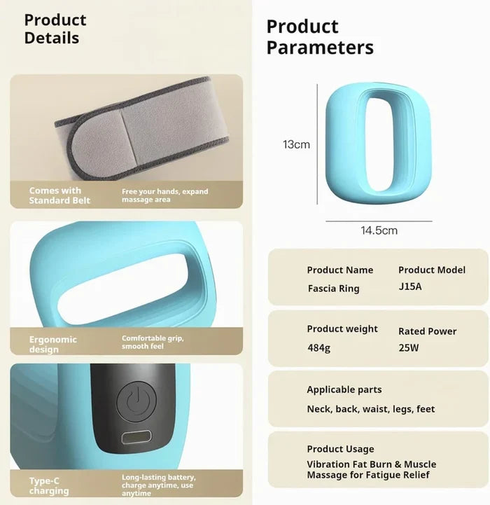 FasciaFlow™ - Belly Fat Burner & Deep Tissue Massager Ring