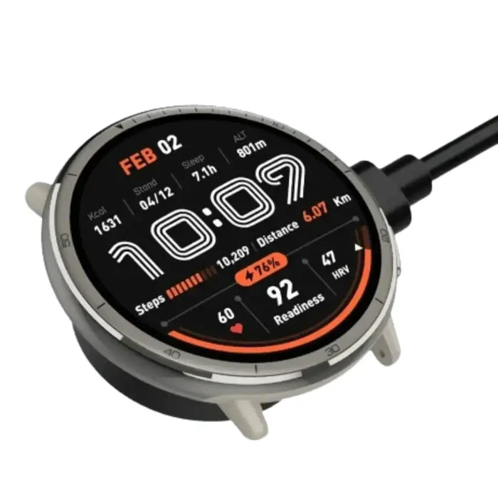 Habicare magnetic fast charger cable for Amazfit BIP 6 TWS smartwatch, designed for quick and secure charging.