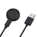 Habicare magnetic fast charger cable for Amazfit BIP 6 TWS smartwatch, shown connected and ready for charging.