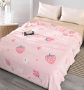 Soft plush fleece blanket from dealonline.co.nz, 200cm winter warm throw with cozy, comfortable texture and vibrant color.