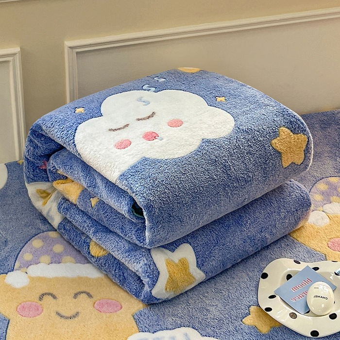 Soft plush fleece blanket from dealonline.co.nz, 200cm winter warm cozy throw with a comfy, plush texture.